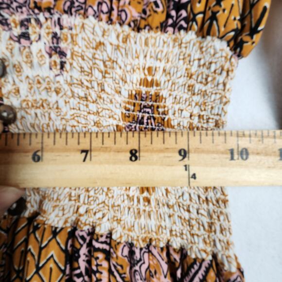 Free People Mexicali Rose Maxi Dress Women’s SZ SM EUC Dusty Rose - Picture 12 of 16